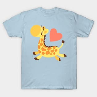 Heart Giraffe T-Shirt